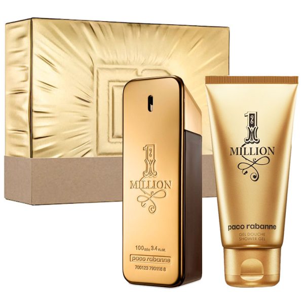 cofanetto Paco Rabanne 1 million edt 100ml + gel doccia 100ml