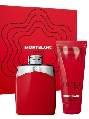 MONTBLANC LEGEND red cofanetto eau de prfum 10ml+gel douche+ 100ml+eau de parfum 7,5 ml