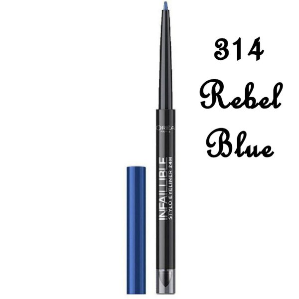 l'oreal infallible stylo eyeliner 314 rebel blue
