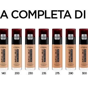 L'oreal infallible fondotinta 32h fresh wear 200 lin naturel