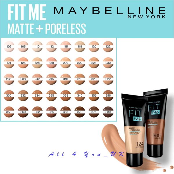 MAYBELLINE fondotinta fit me 115 IVORY