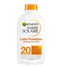 GARNIER ambre solaire latte protetivo 24h 20 protezione media 200ml