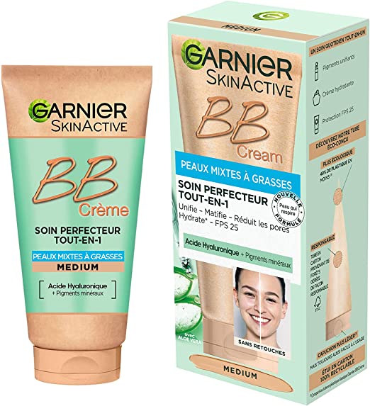 GARNIER BB CREAM antilucidità MEDIO SCURA 40ML