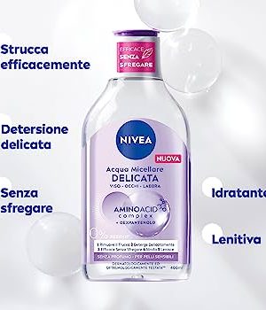 NIVEA acqua micellare 5 in 1 viso-occhi-labbra 400ml