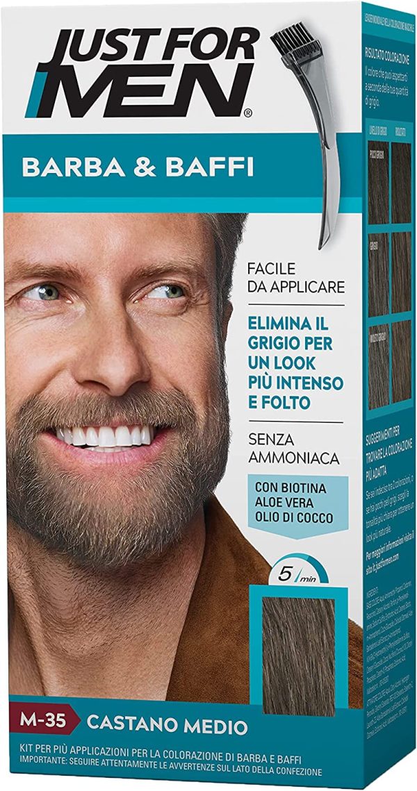 JUST FOR MEN BARBA E BAFFI CASTANO MEDIO
