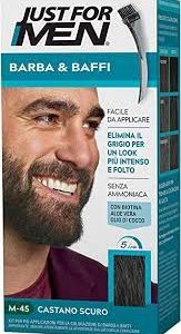 JUST FOR MAN  BARBA E BAFFI CASTANO SCURO