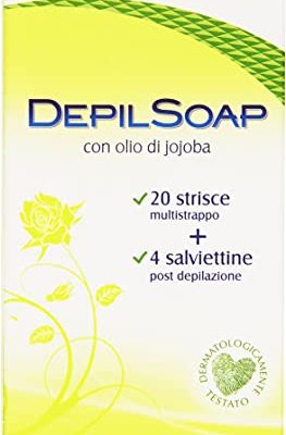 DEPILSOAP STRISCE DEPILATORIE 20 Pz OLIO DI JOJOBA