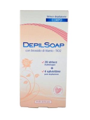 DEPIL SOAP STRISCE CORPO TITANIO