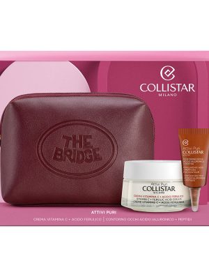 COLLISTAR cofanetto the bridge attivi puri vitamina C crema 50ml+occhi 5ml+ beauty