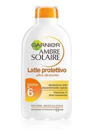 GARNIER latte protetivo ultra-idratante spf 6 bassa resistente all'acqua 200ml