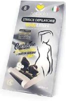 SETA BLU STRISCE DEPILATORIE 18PZ BODY E SKIN CON CARBONE E CAMOMILLA