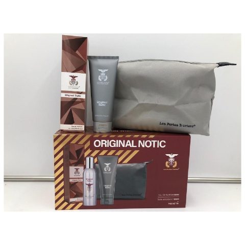 PERLE D'ORIENTE cofanetto original notic eau de parfum 150ml+bagnoschiuma 100ml+pochette