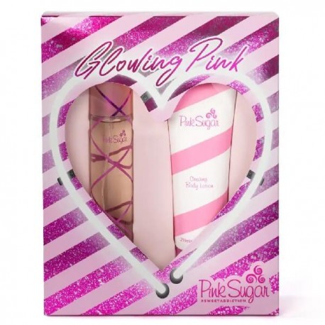 AQUOLINA cofanetto pink sugar eau de toilette 100ml+latte corpo 250ml