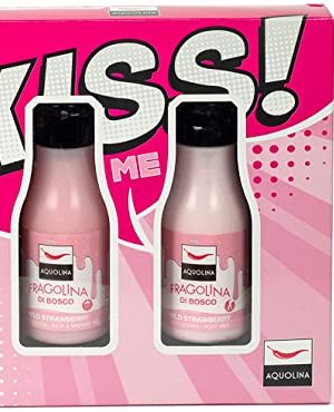 Aquolina COFANETTO KISS ME! - Fragolina di Bosco Bagno doccia 125 ml + Latte corpo 125 ml