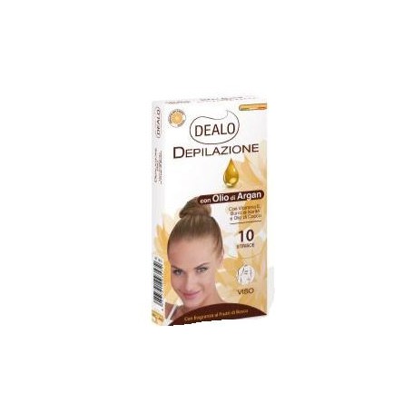 DEALO DEPIL.VISO STRISCE X 10 ARGAN