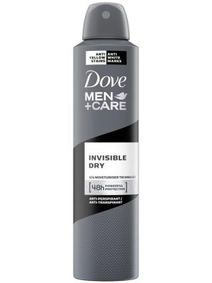 DOVE spray deodorante invisible dry men 250ml