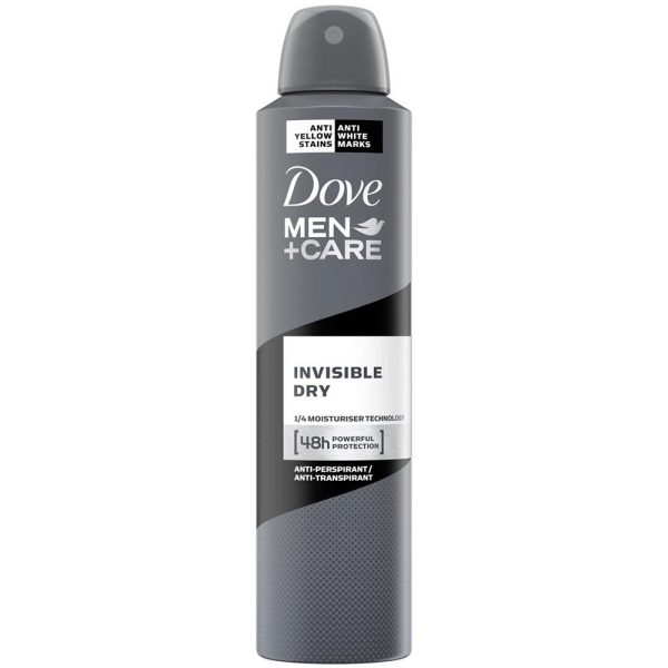 DOVE spray deodorante invisible dry men 250ml