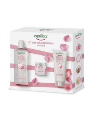 EQUILIBRA COFANETTO ROSA IALURONICA CREMA VISO+ ACQUA RINF.+SAPONETTA