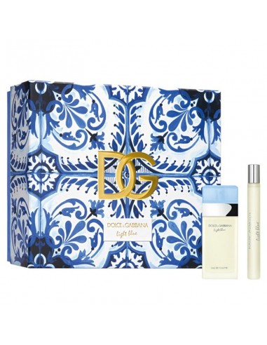 D&G LIGHT BLUE COFFRET EDT 25ML + TRAVEL SRAY EDT 10ML