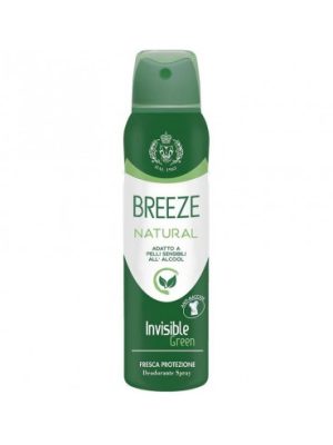 BREEZE NATURAL ESSENCE DEO INVISIBLE FRESH ANTI-MACCHIE 150ML SPRAY