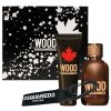 DSQUARED2 COFFRET WOOD POUR HOMME EDT 100ML+S/G100ML+PORTACHIAVI