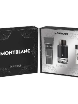 MONTBLANC expolorer cofanetto eau de parfum 100ml+eau de parfum 7,5ml+gel doccia 100ml