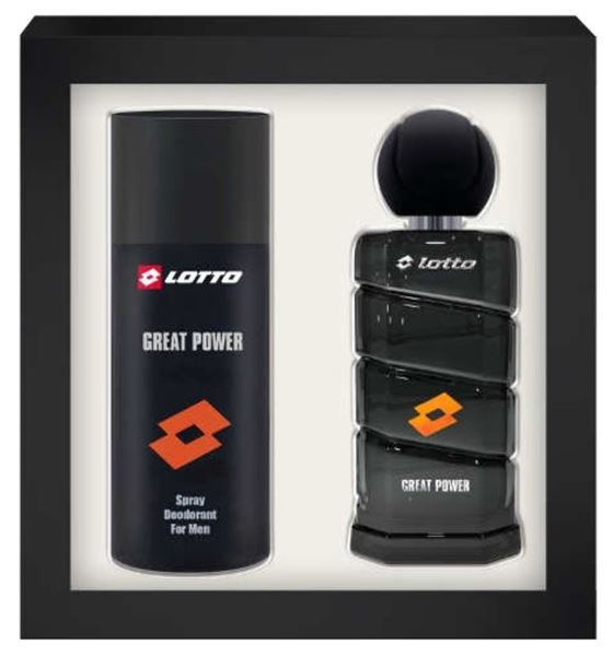 LOTTO great power edt 100ml + deo spray 150ml