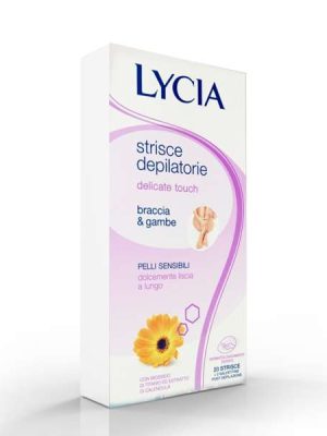 Lycia strisce depilatorie gambe e braccia delicate touch