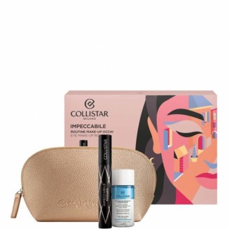 COLLISTAR impeccabile cofanetto mascara+struccante bifase +pochette
