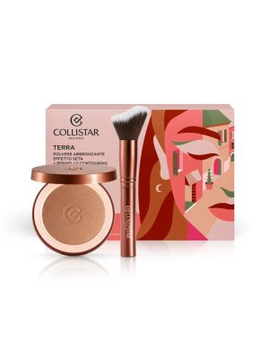 COLLISTAR terra polvere multi effetto 222 sole +pennello contouring