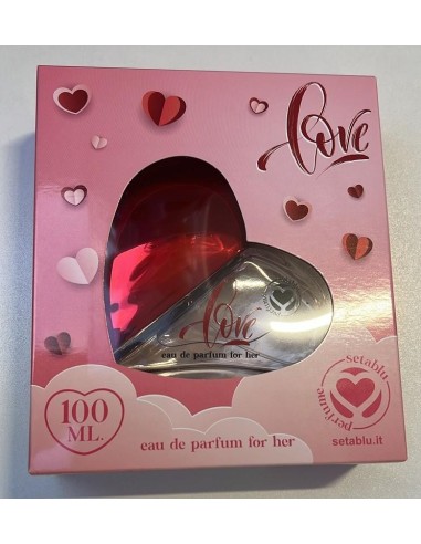 SETA BLU love profumo cuore edp 100ml